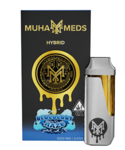 MUHA MEDS BLUEBERRY HAZE  HYBRID 1000MG THC