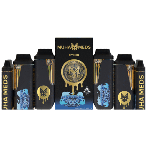 MUHA MEDS BLUEBERRY-HAZE HYBRID 2000MG-THC