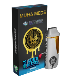MUHA MEDS SOUR DIESEL | SATIVA 1000MG LIVE RESIN THC